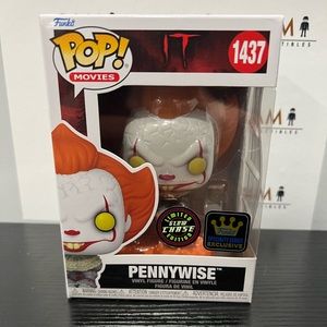 Funko Pop! Movies It Pennywise - Specialty Exclusive #1437- Chase + Protector